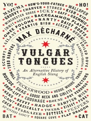 cover image of Vulgar Tongues
